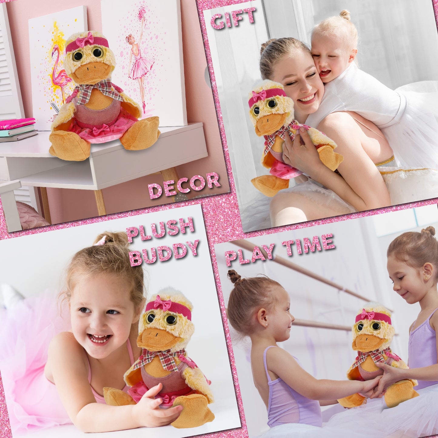 SUPER-SOFT PLUSH - SITTING DUCK BALLERINA