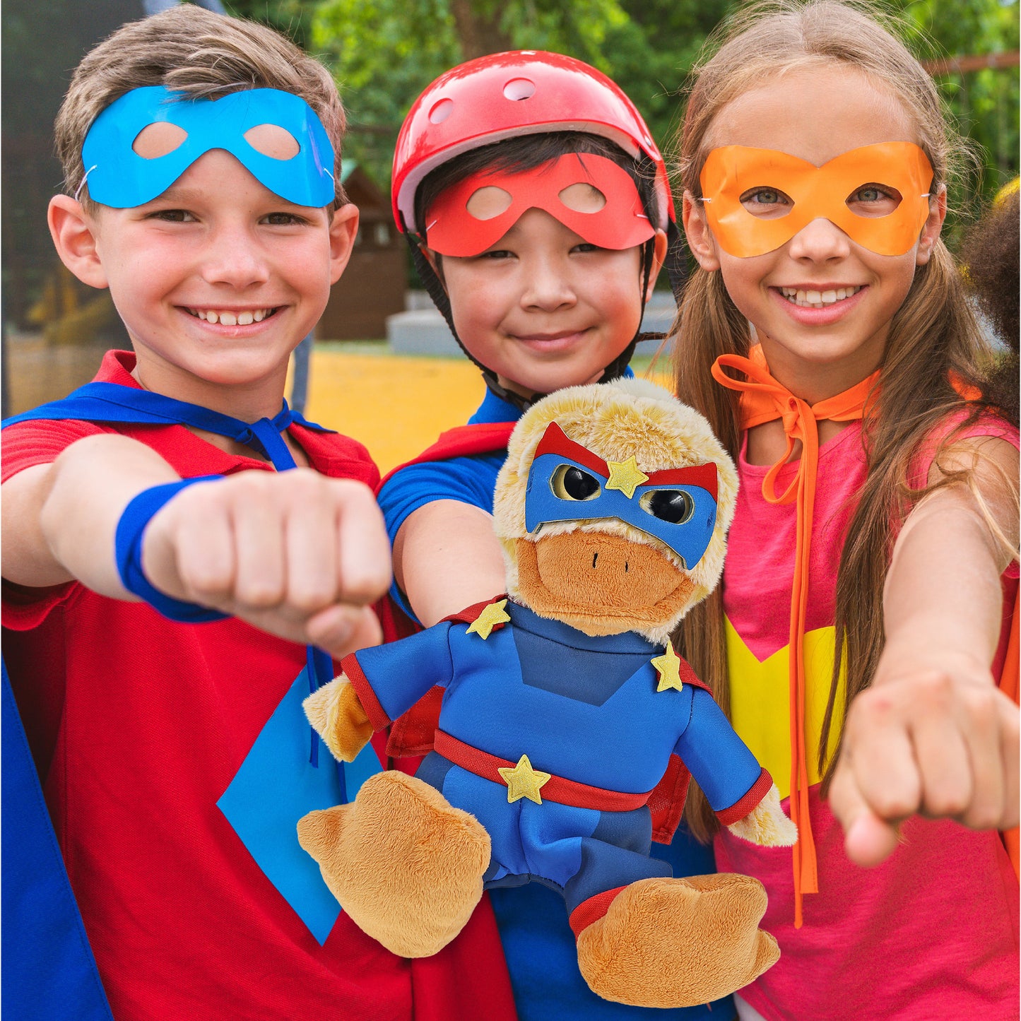 SUPER-SOFT PLUSH - SITTING DUCK SUPER HERO