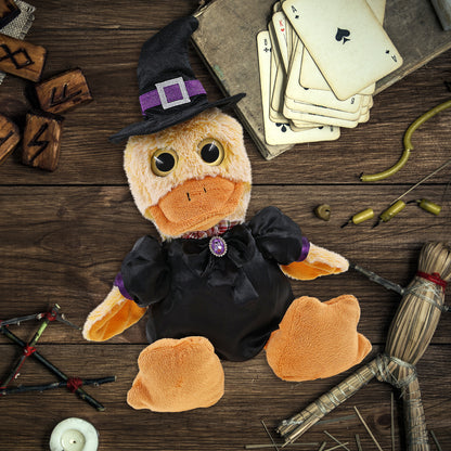 SUPER-SOFT PLUSH - SITTING DUCK WITCH