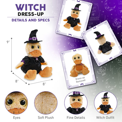 SUPER-SOFT PLUSH - SITTING DUCK WITCH