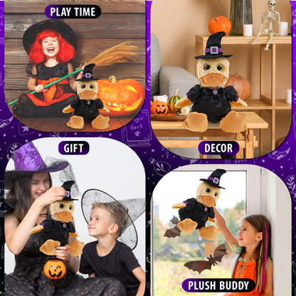 SUPER-SOFT PLUSH - SITTING DUCK WITCH