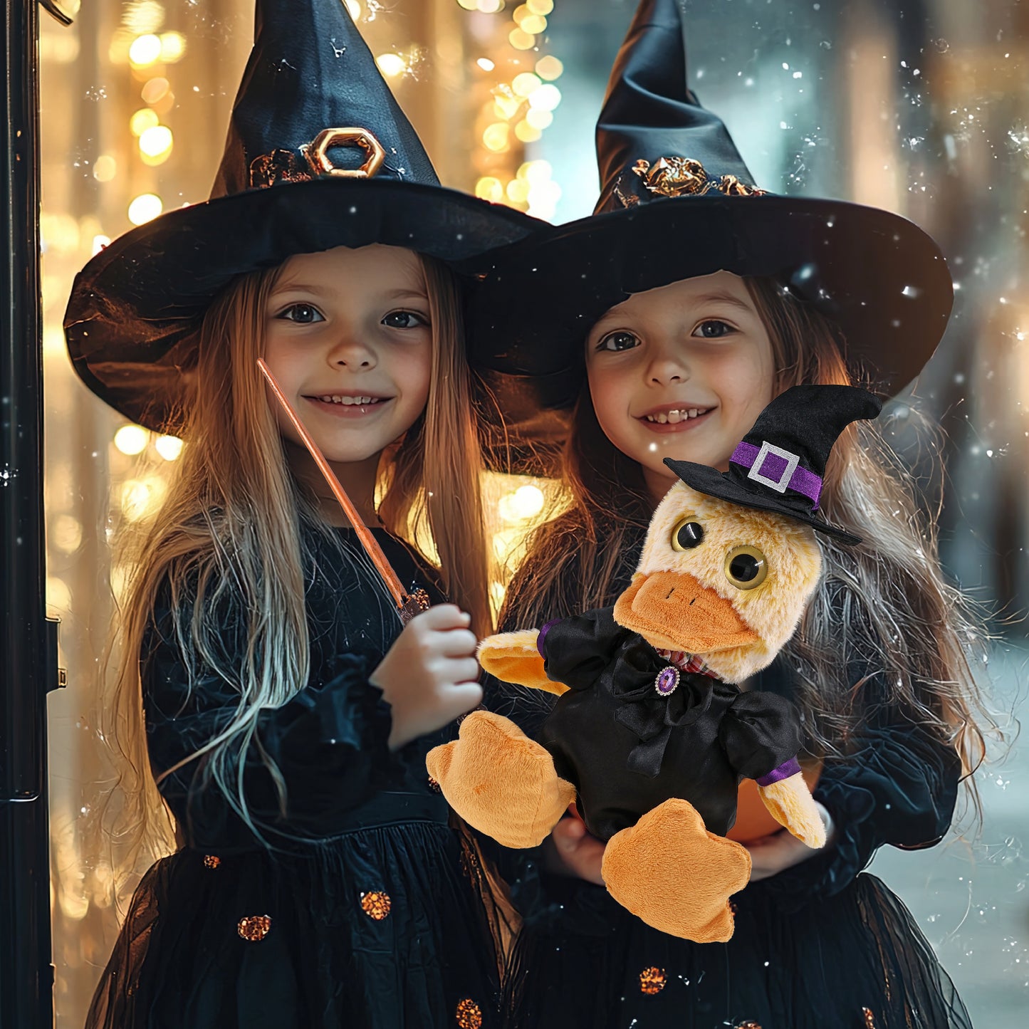 SUPER-SOFT PLUSH - SITTING DUCK WITCH