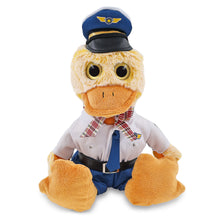 SUPER-SOFT PLUSH - SITTING DUCK WITH PILOT DRESS UP