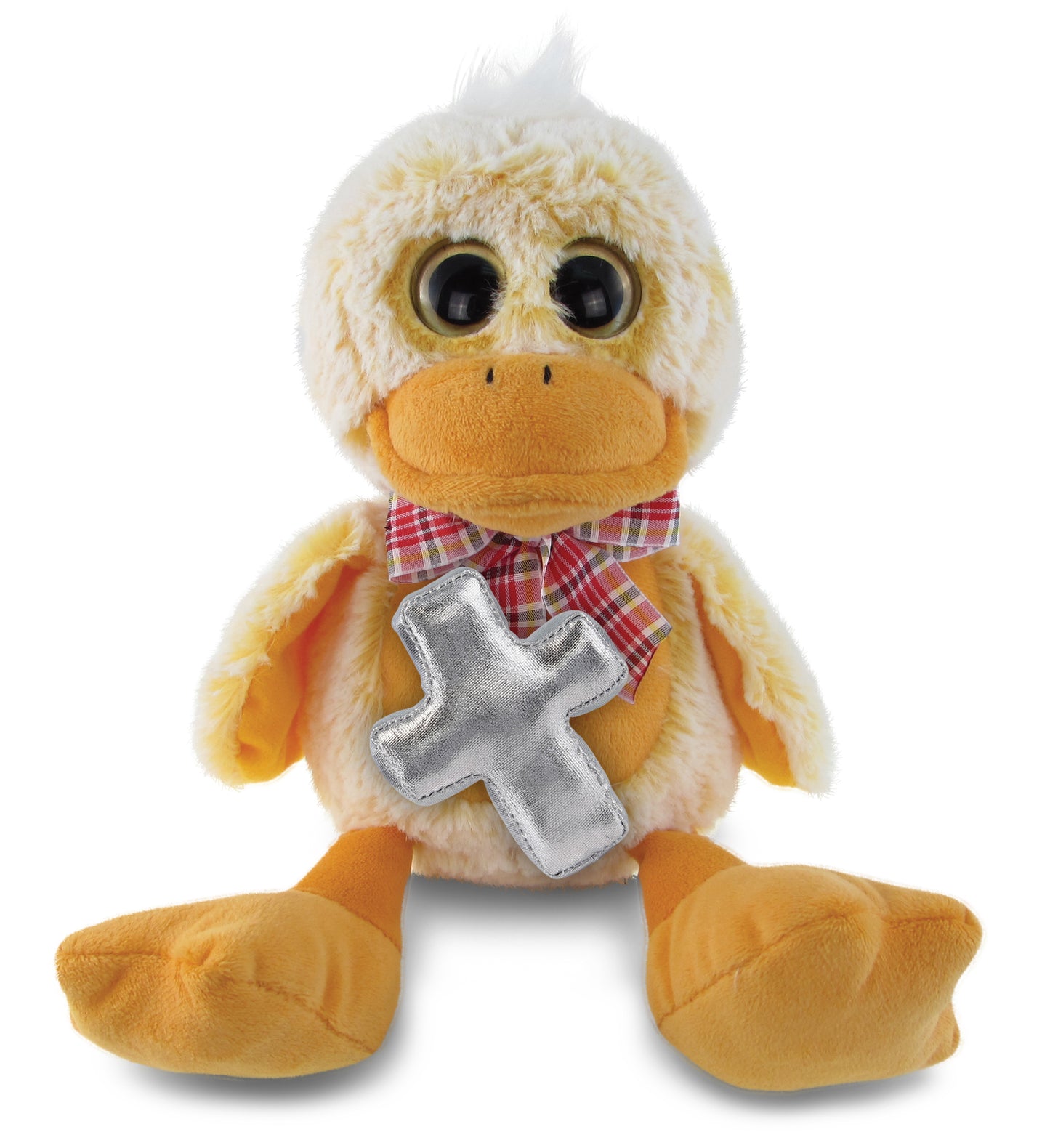 PLUSH CROSS - SUPER-SOFT PLUSH - SITTING DUCK