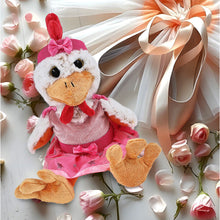 SUPER-SOFT PLUSH - SITTING ROOSTER BALLERINA