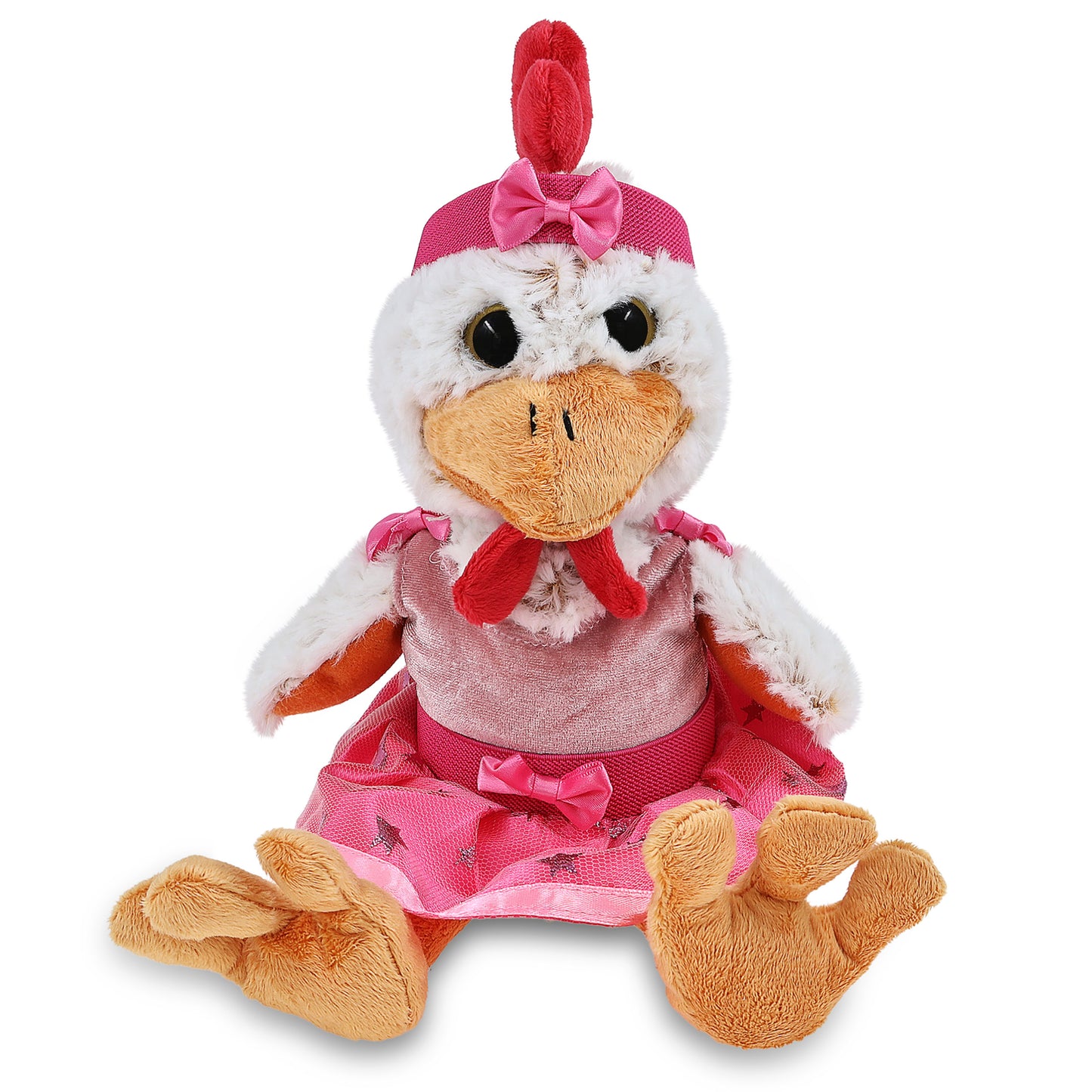 SUPER-SOFT PLUSH - SITTING ROOSTER BALLERINA