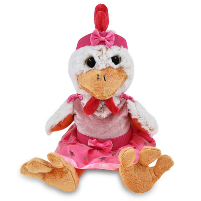 SUPER-SOFT PLUSH - SITTING ROOSTER BALLERINA