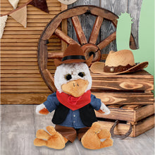 SUPER-SOFT PLUSH - SITTING ROOSTER COWBOY DRESS UP