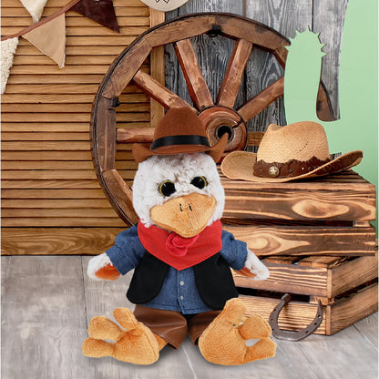 SUPER-SOFT PLUSH - SITTING ROOSTER COWBOY DRESS UP