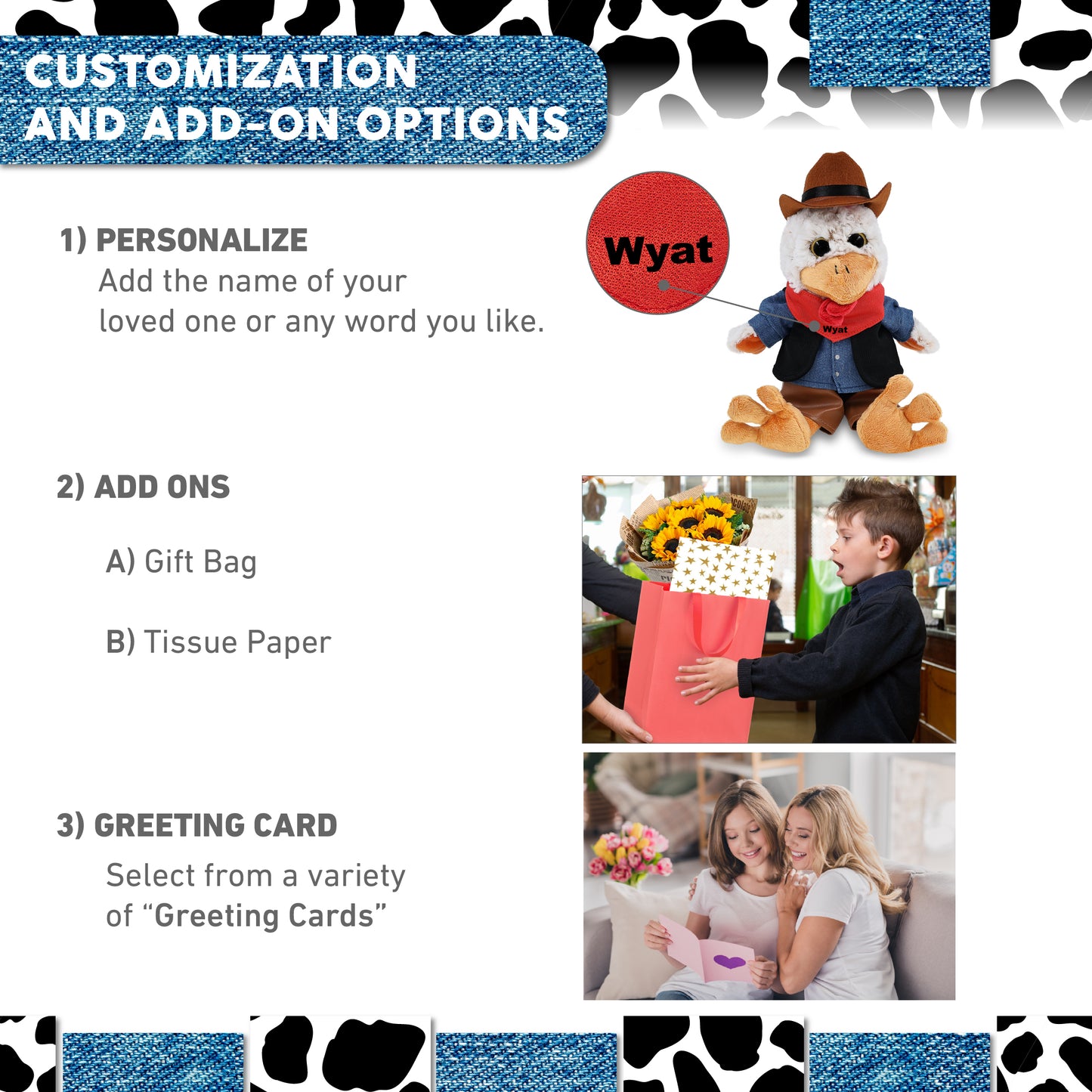 SUPER-SOFT PLUSH - SITTING ROOSTER COWBOY DRESS UP