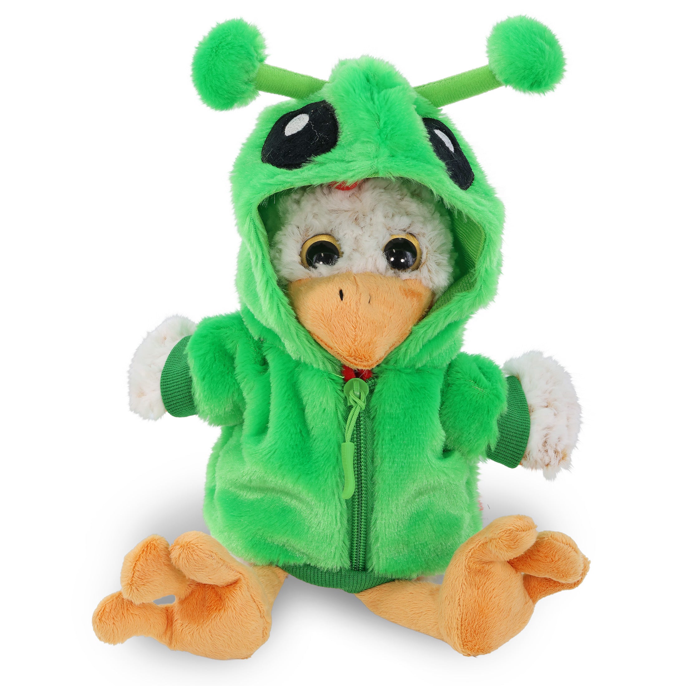 SUPER-SOFT PLUSH - SITTING ROOSTER WITH ALIEN SWEATER
