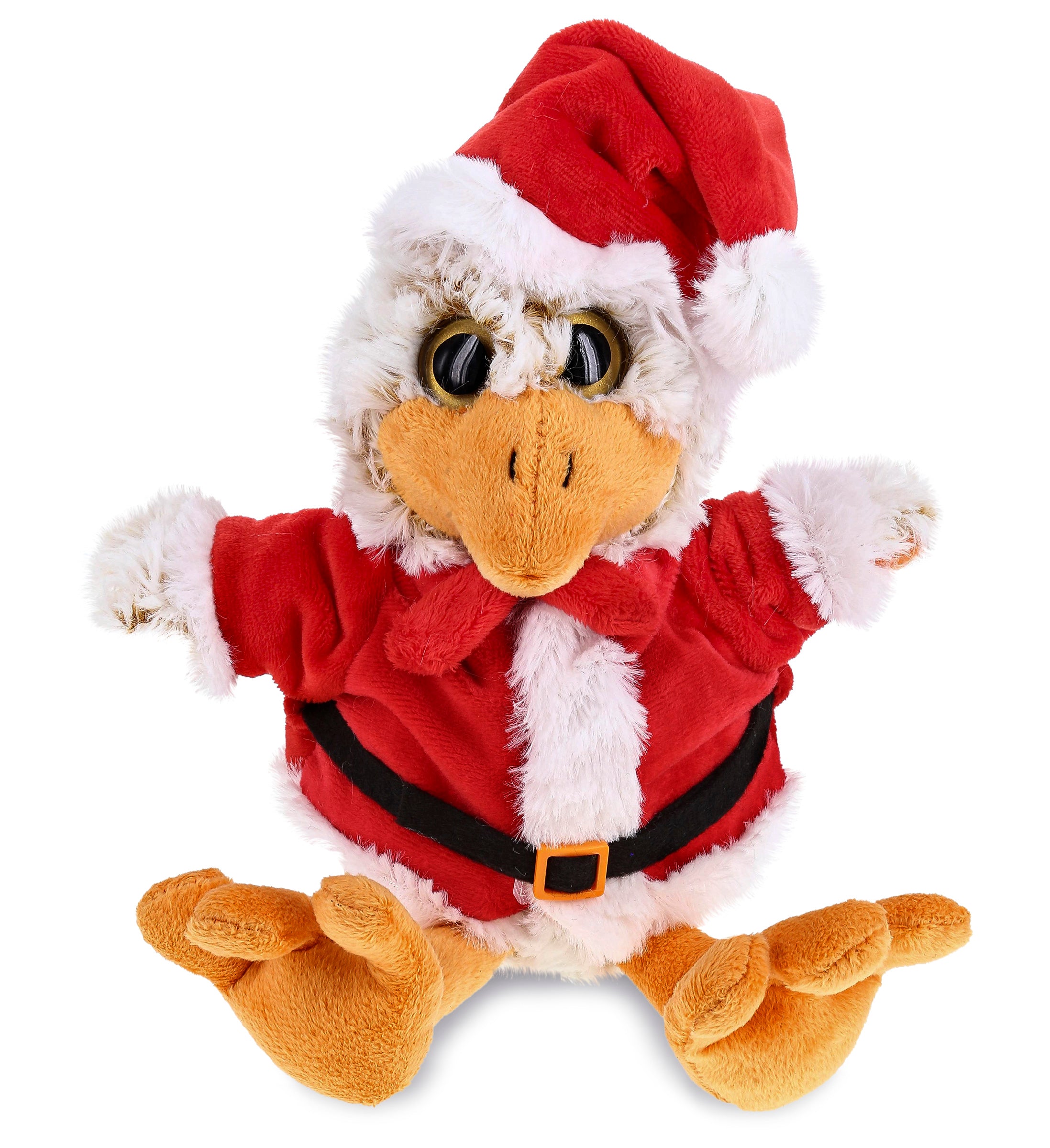 PLUSH SANTA - SUPER-SOFT PLUSH - SITTING ROOSTER