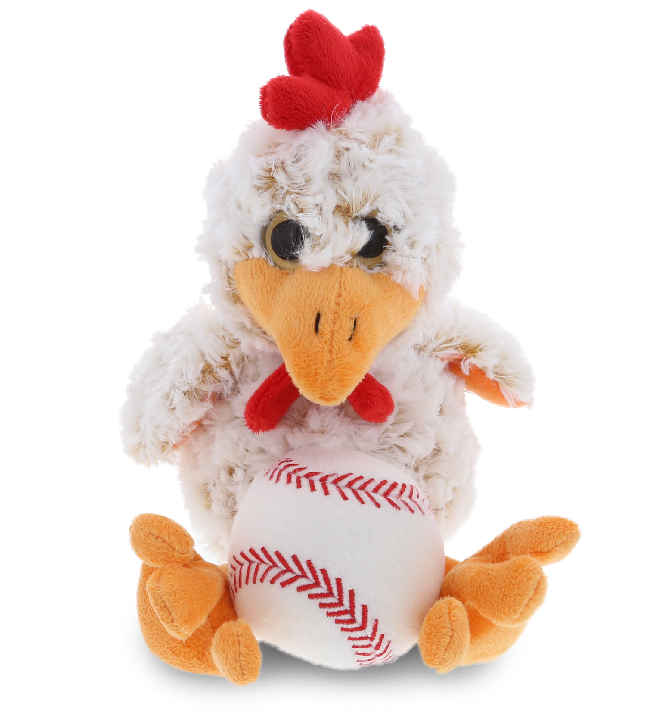 PLUSH BASEBALL - SUPER-SOFT PLUSH - SITTING ROOSTER