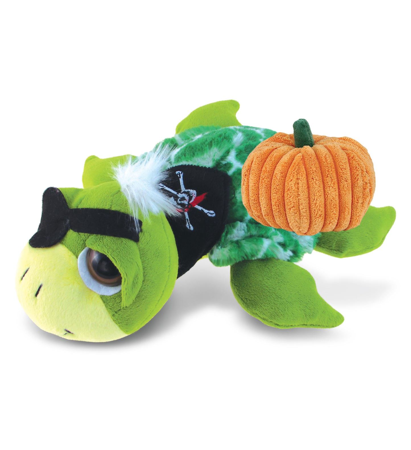 PLUSH PUMPKIN - SUPER-SOFT PLUSH - GREEN PIRATE SEA TURTLE