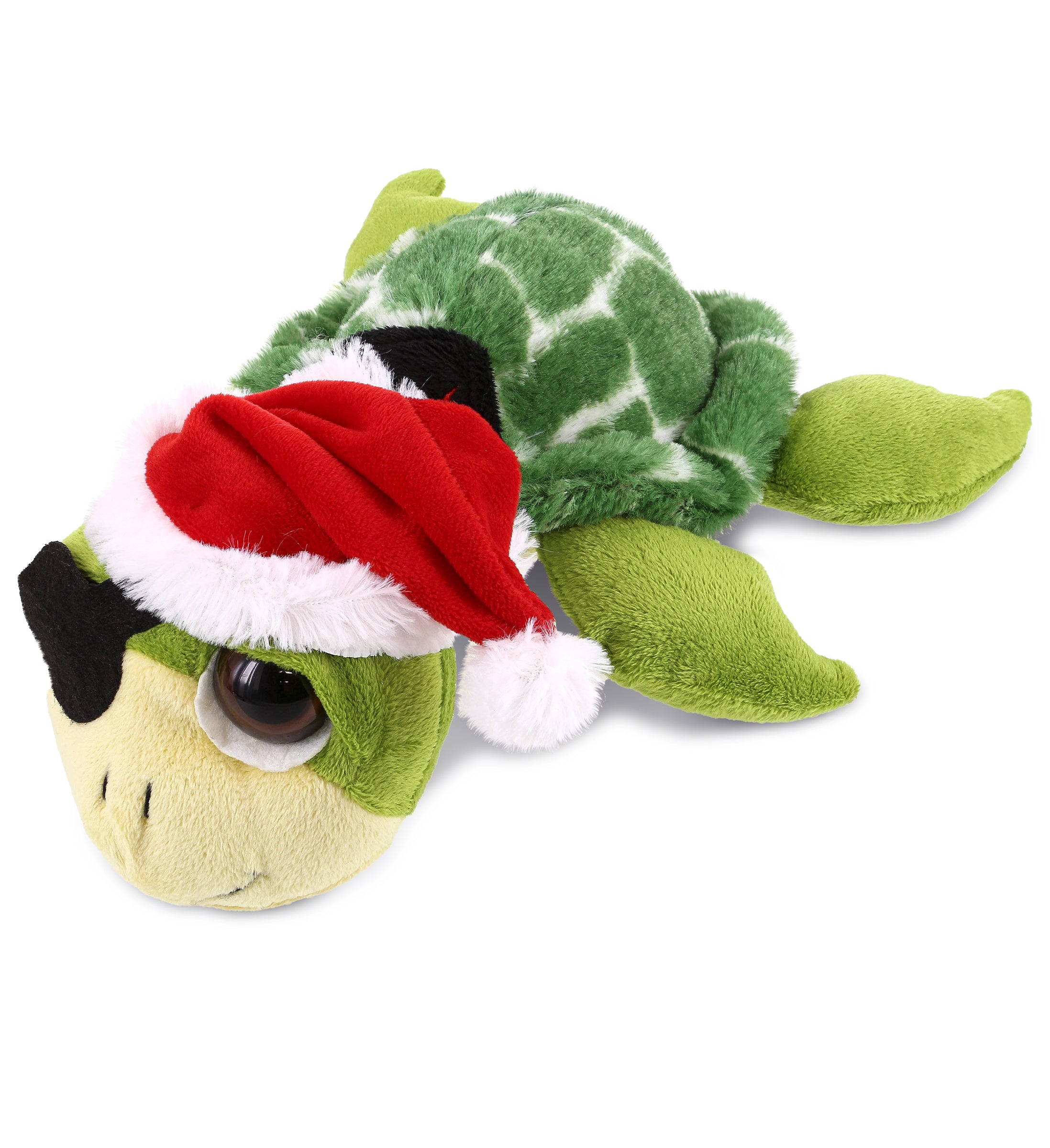 PLUSH SANTA - SUPER-SOFT PLUSH - GREEN PIRATE SEA TURTLE