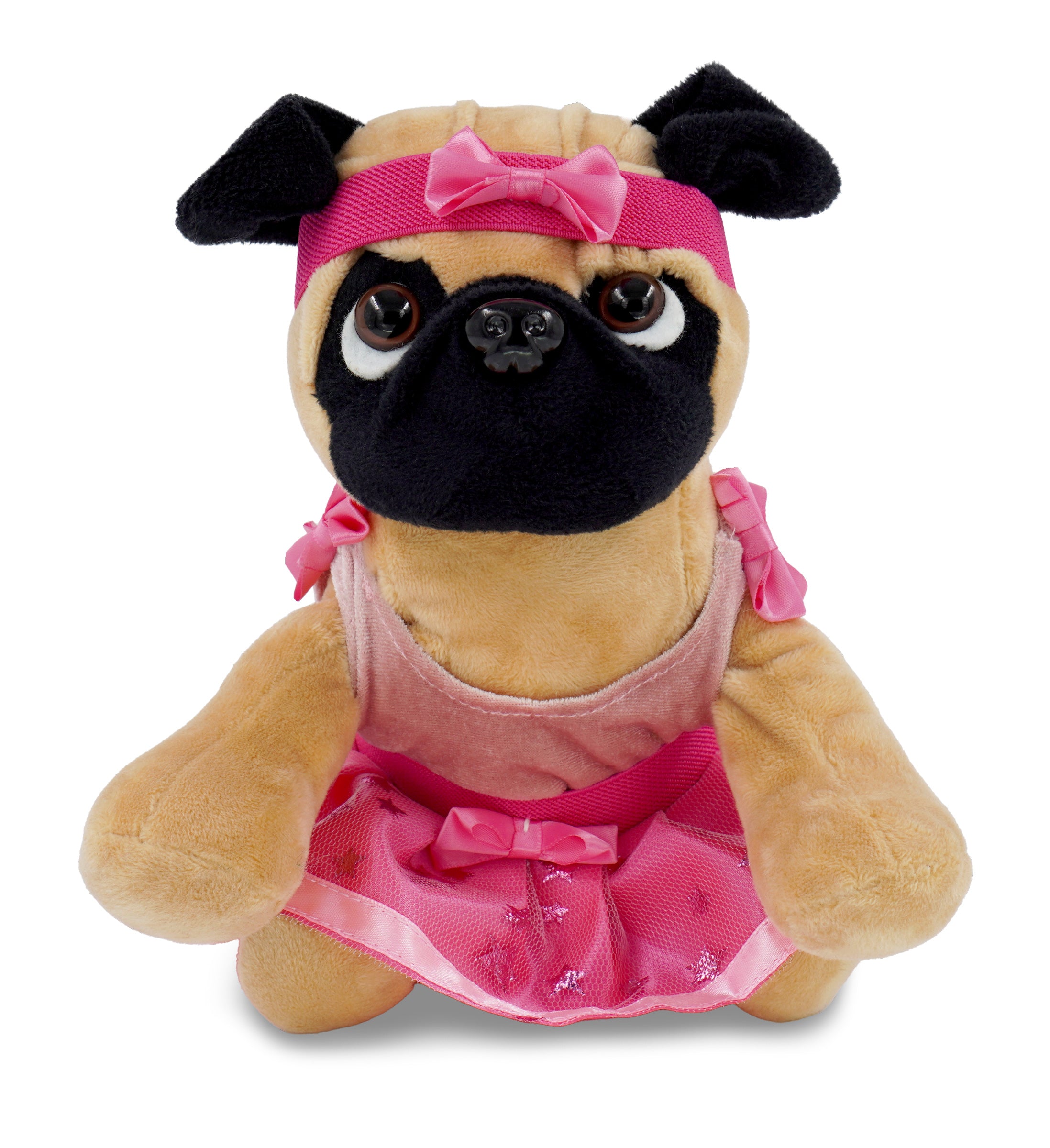 PLUSH - PUG DOG 8" Ballerina