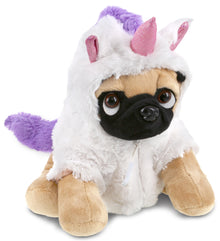 PLUSH UNICORN - PLUSH - PUG DOG 8"