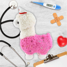 PLUSH - SPARKLE PINK LLAMA NURSE