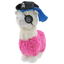 PLUSH - SPARKLE PINK LLAMA PIRATE DRESS UP