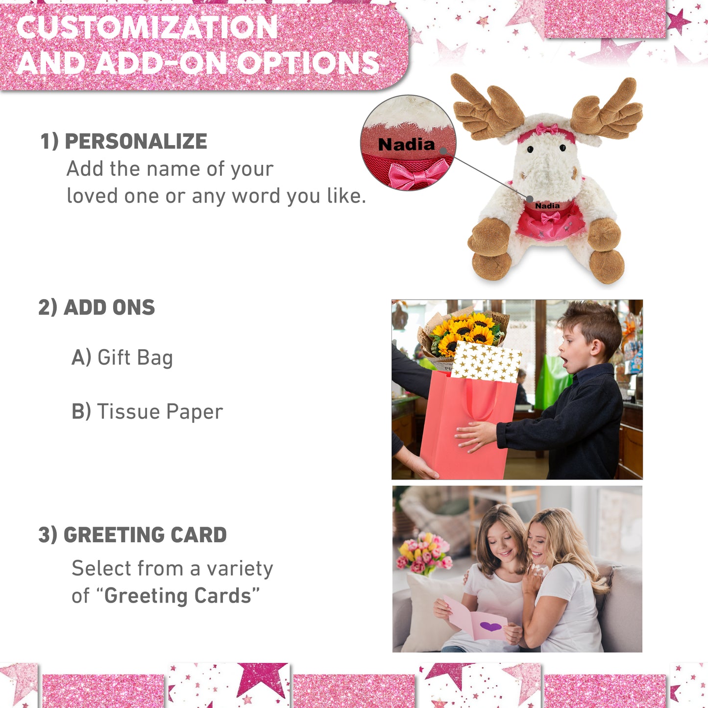 SUPER SOFT PLUSH - FANCY FLOPPY MOOSE 10.5" BALLERINA