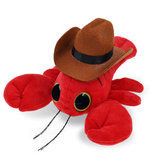BIG EYE 6" PLUSH - LOBSTER COWBOY DRESS UP