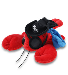 BIG EYE 6" PLUSH - LOBSTER PIRATE DRESS UP