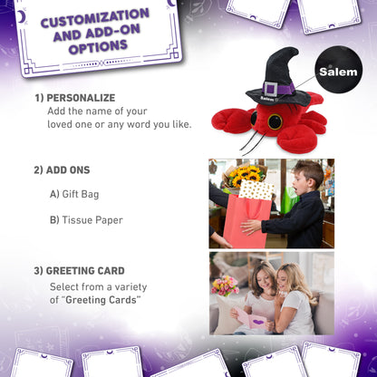 BIG EYE 6" PLUSH - LOBSTER WITCH