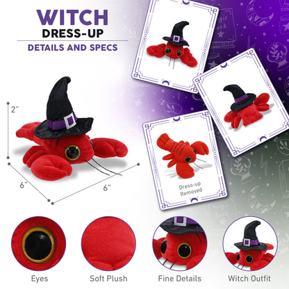 BIG EYE 6" PLUSH - LOBSTER WITCH