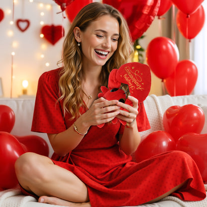 BIG EYE 6" PLUSH - LOBSTER WITH HAPPY ANNIVERSARY HEART