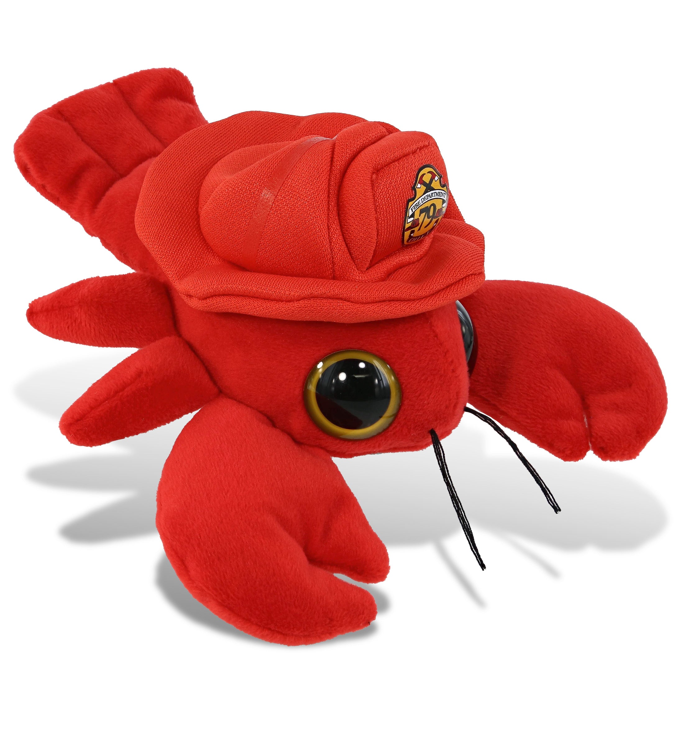PLUSH FIREMAN - BIG EYE 6" PLUSH - LOBSTER
