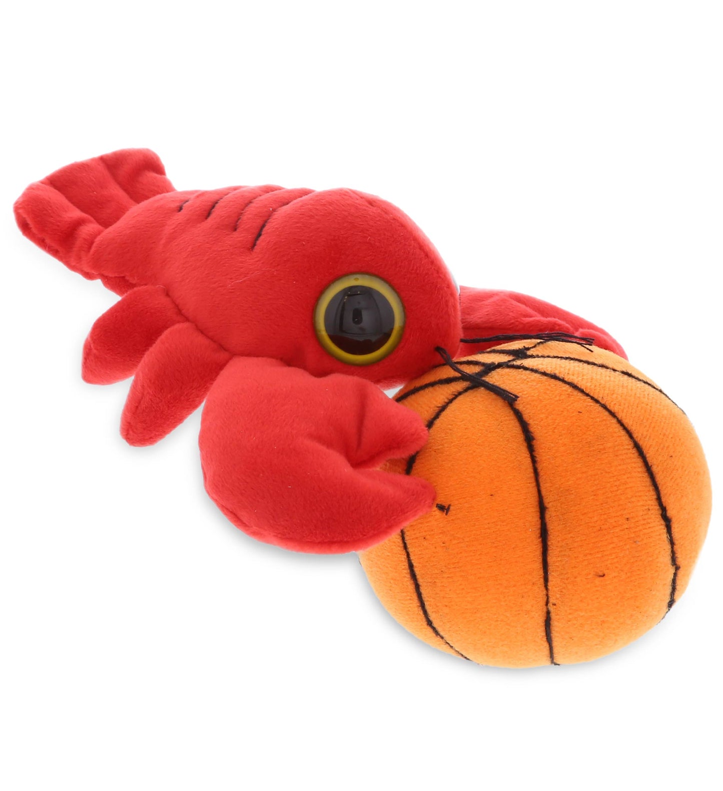 PLUSH BASKETBALL - BIG EYE 6" PLUSH - LOBSTER
