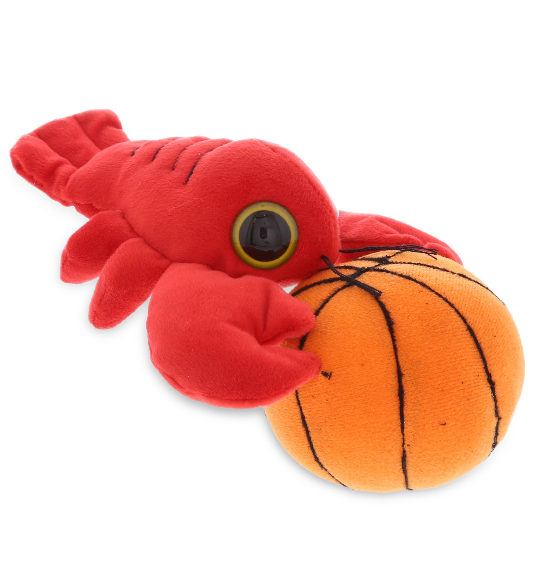 PLUSH BASKETBALL - BIG EYE 6" PLUSH - LOBSTER
