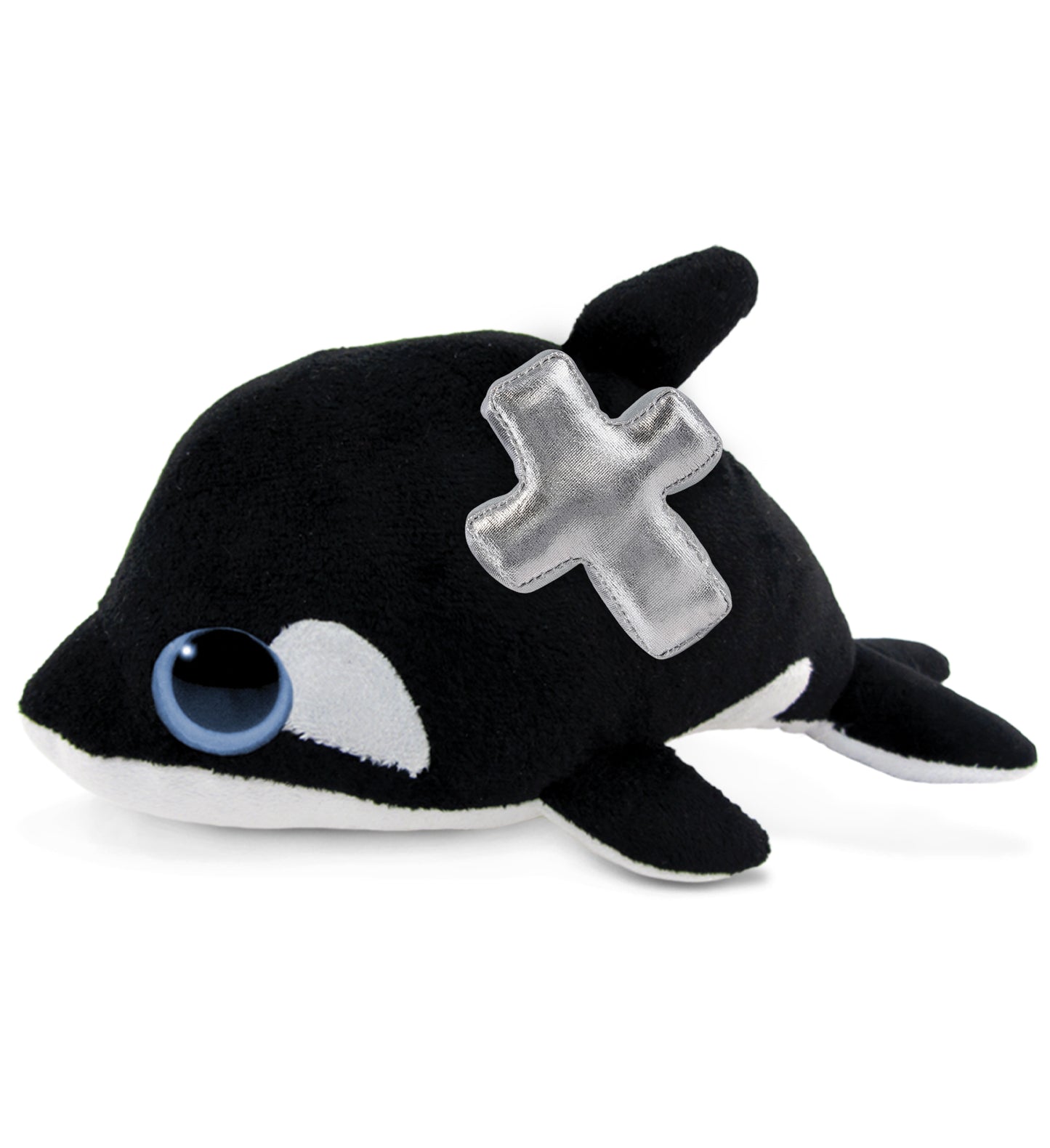 PLUSH CROSS - BIG EYE 6" PLUSH - KILLER WHALE