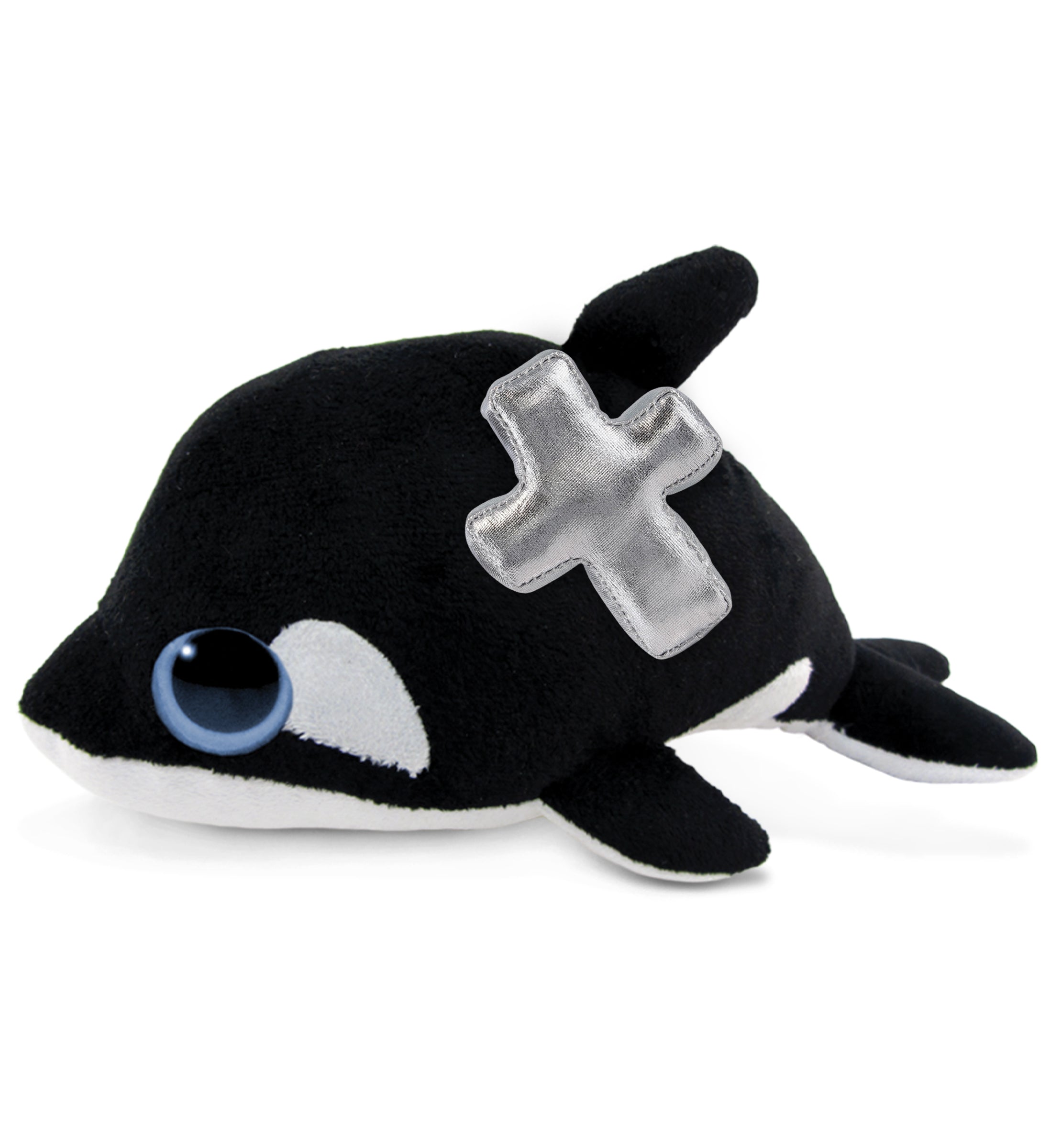 PLUSH CROSS - BIG EYE 6" PLUSH - KILLER WHALE
