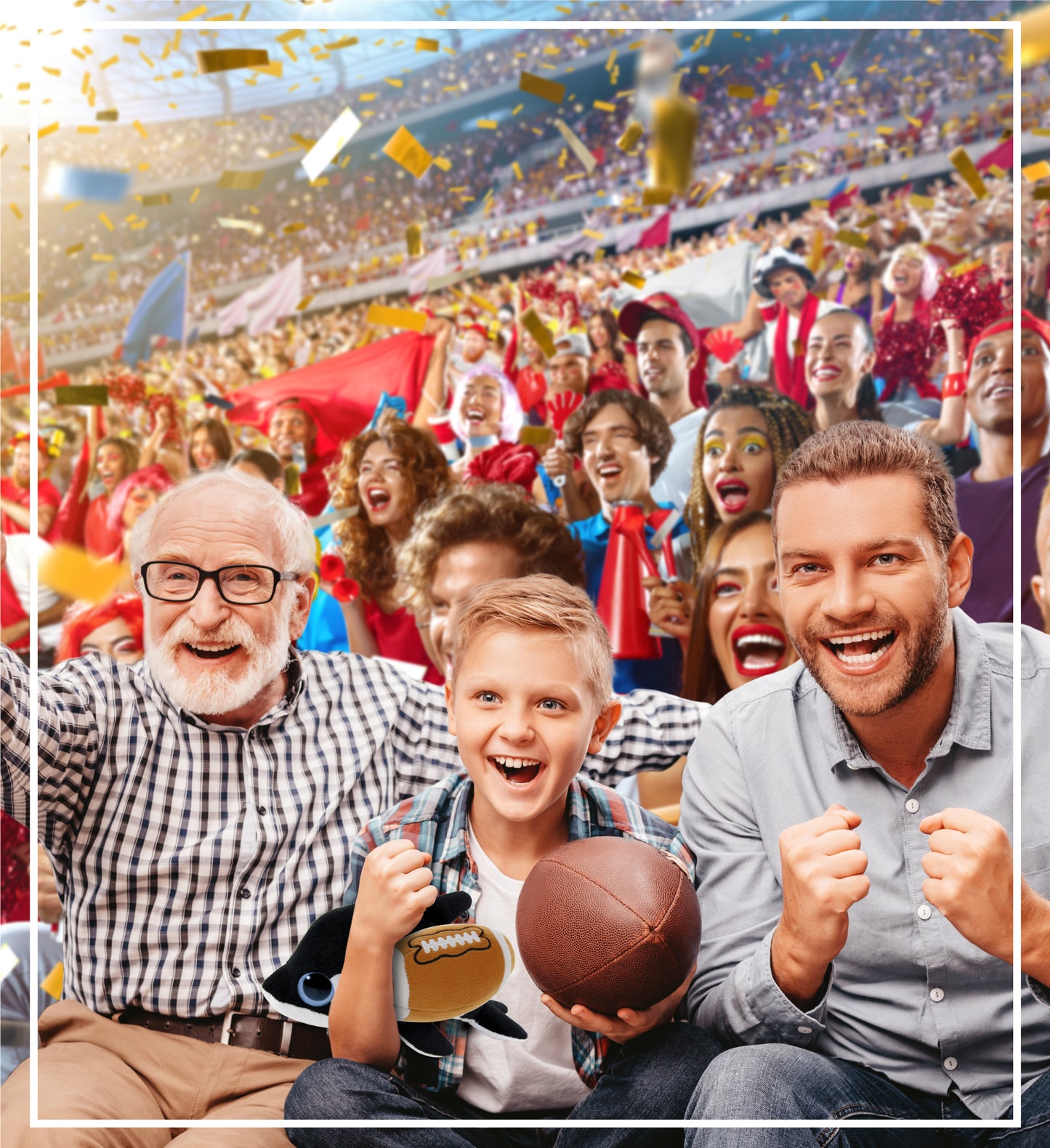 BIG EYE 6' PLUSH - KILLER WHALE With Football Plush