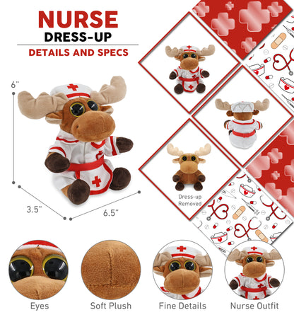 BIG EYE 6' PLUSH - MOOSE NURSE