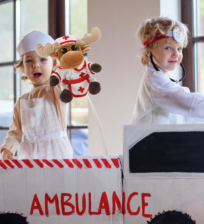 BIG EYE 6' PLUSH - MOOSE NURSE