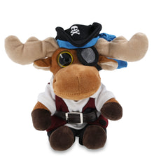 BIG EYE 6' PLUSH - MOOSE PIRATE DRESS UP