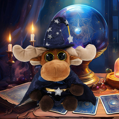 BIG EYE 6' PLUSH - MOOSE WIZARD