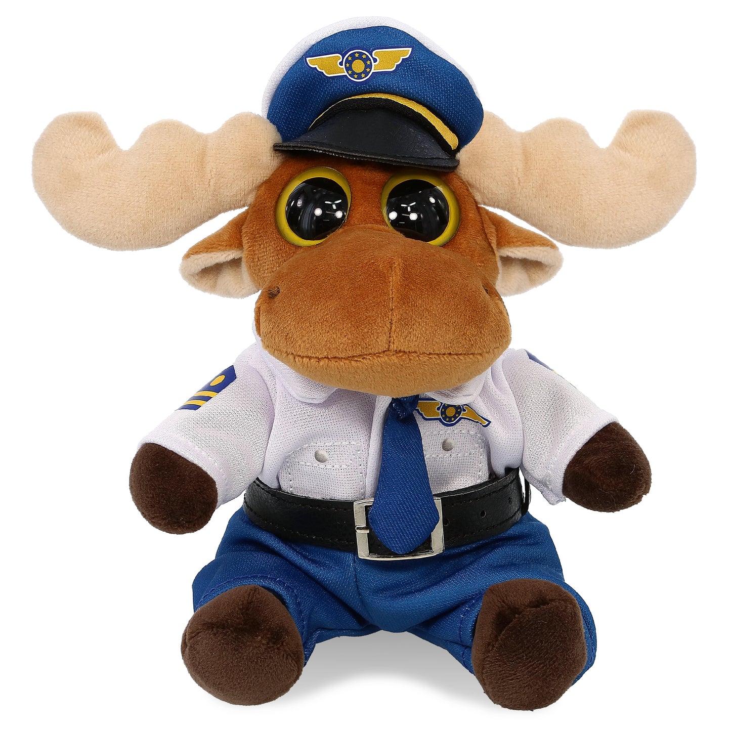 BIG EYE 6' PLUSH - MOOSE PILOT DRESS UP