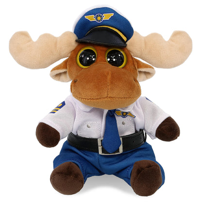 BIG EYE 6' PLUSH - MOOSE PILOT DRESS UP