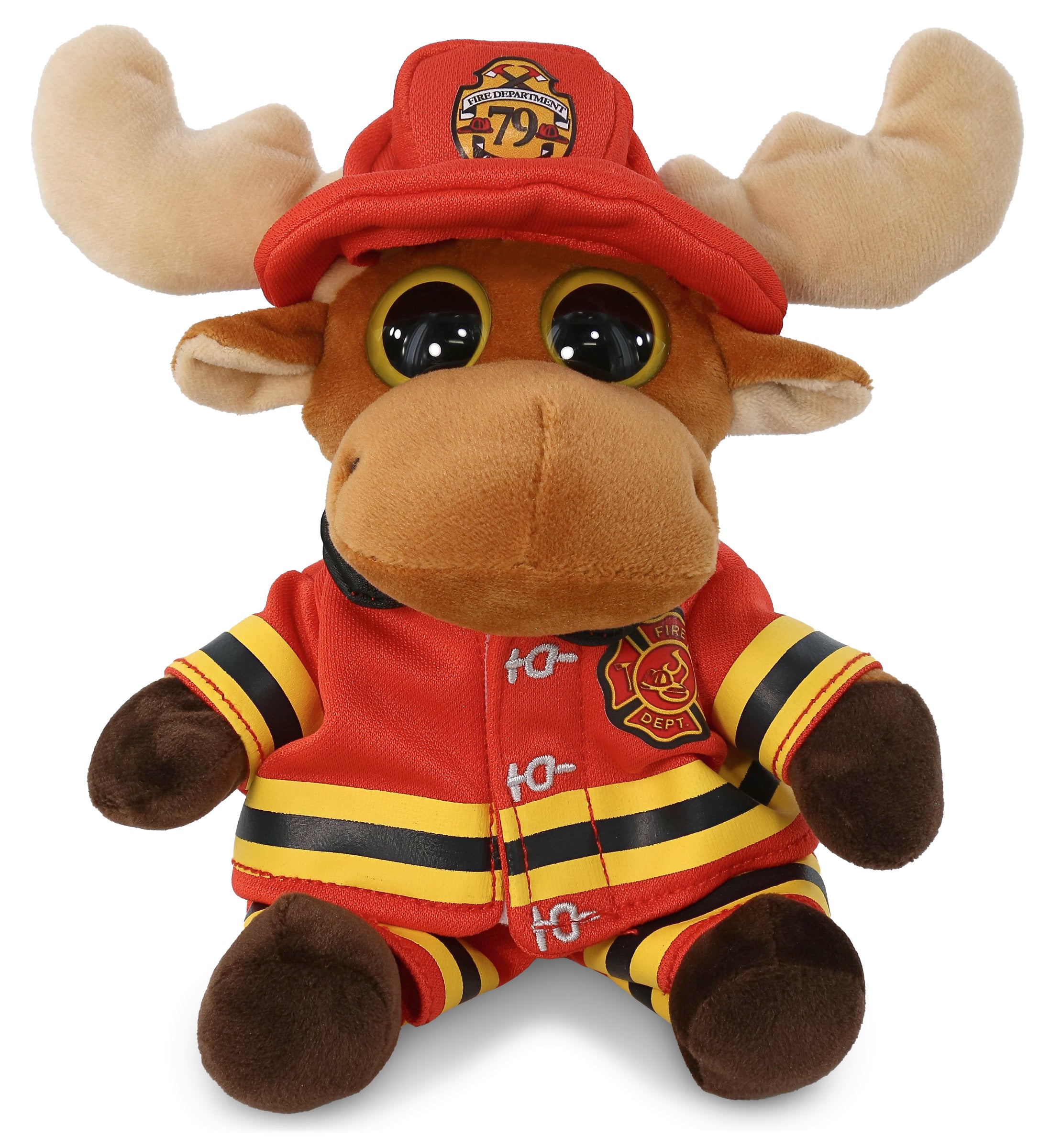 PLUSH FIREMAN - BIG EYE 6' PLUSH - MOOSE