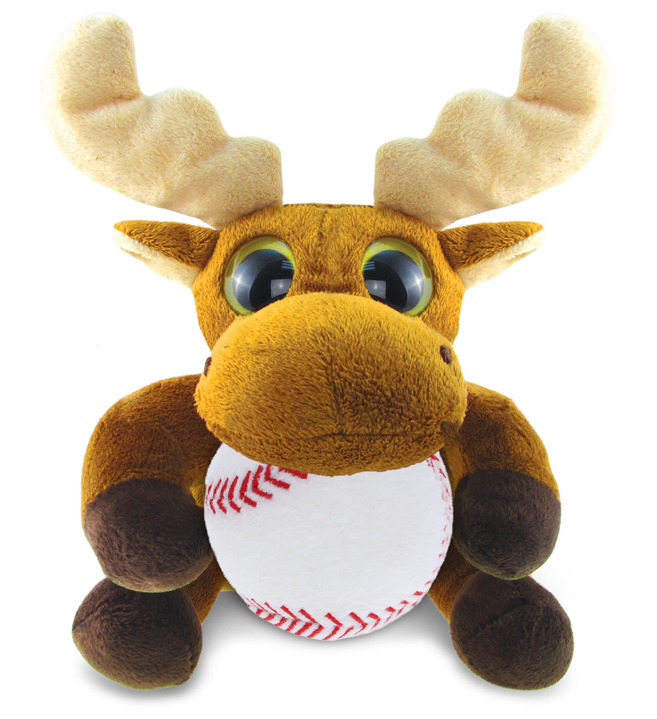 PLUSH BASEBALL - BIG EYE 6' PLUSH - MOOSE