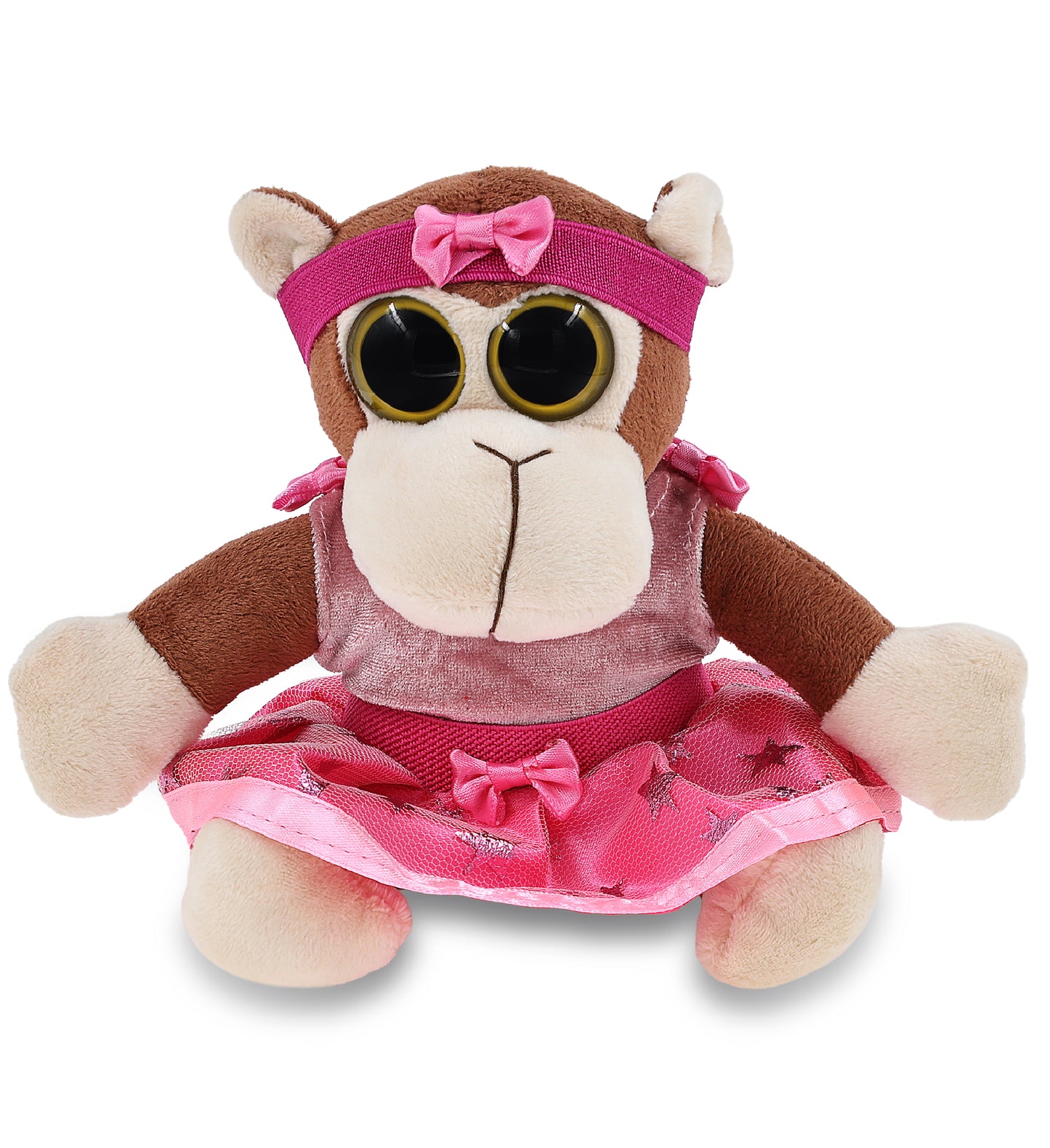 BIG EYE 6' PLUSH - MONKEY BALLERINA