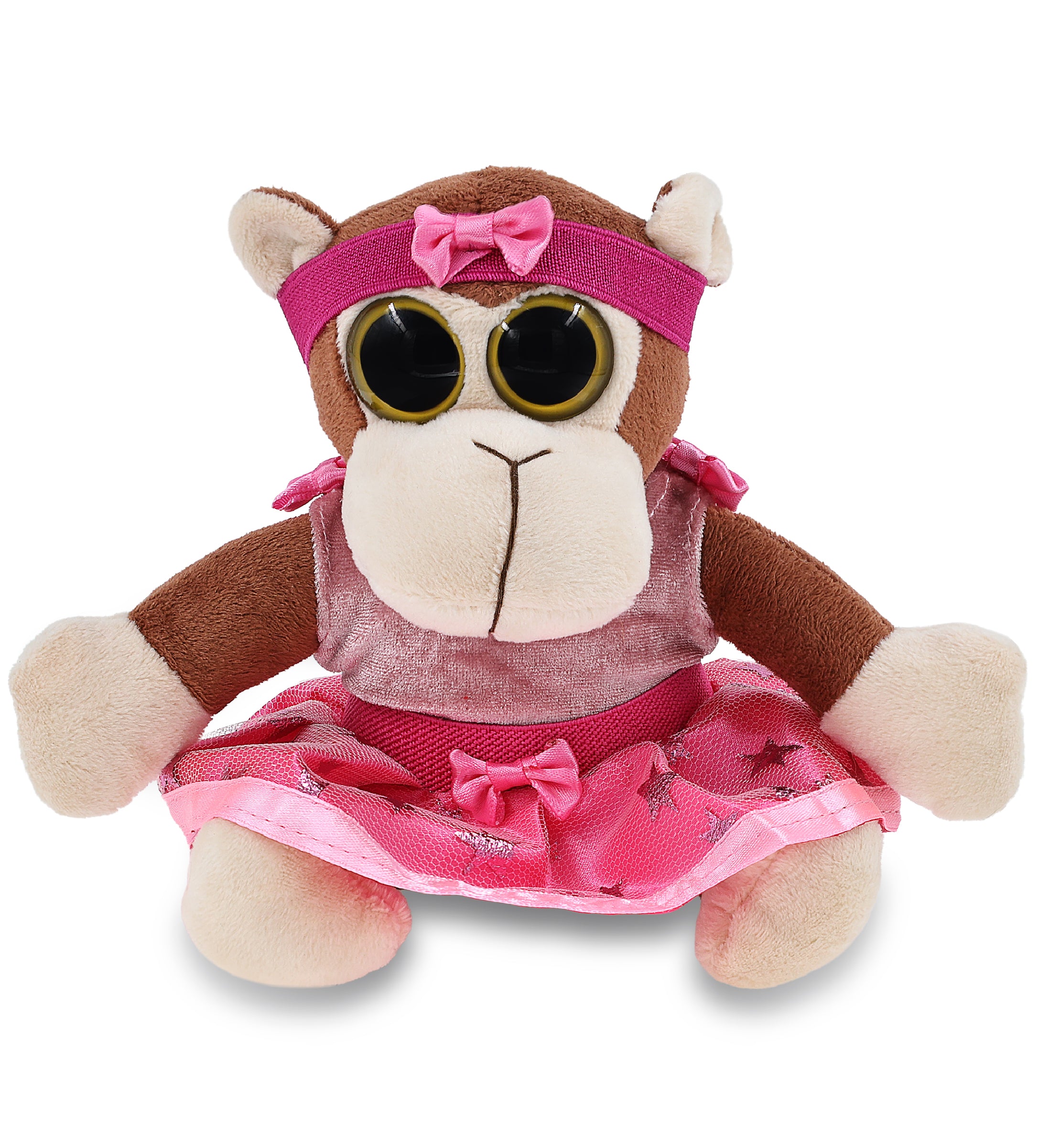BIG EYE 6' PLUSH - MONKEY BALLERINA