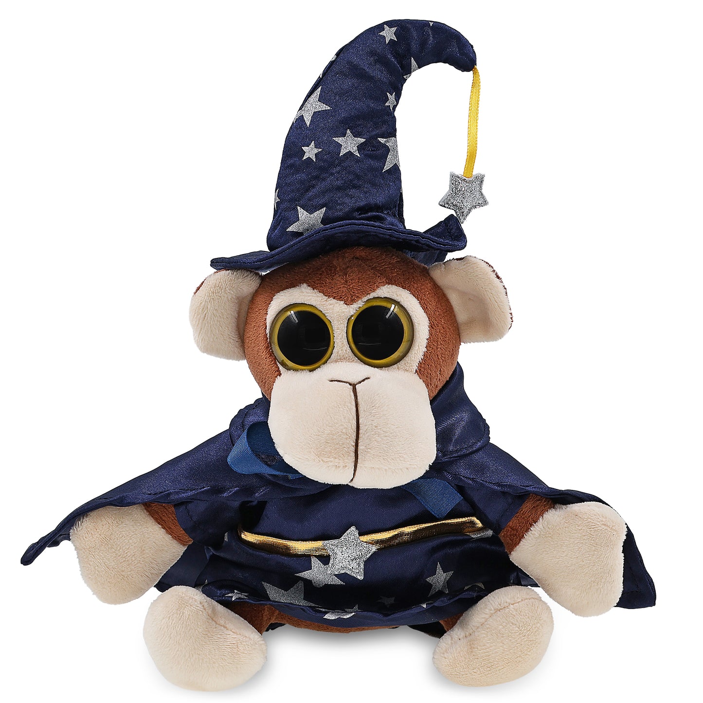 BIG EYE 6' PLUSH - MONKEY WITH WIZARD DRESS UP