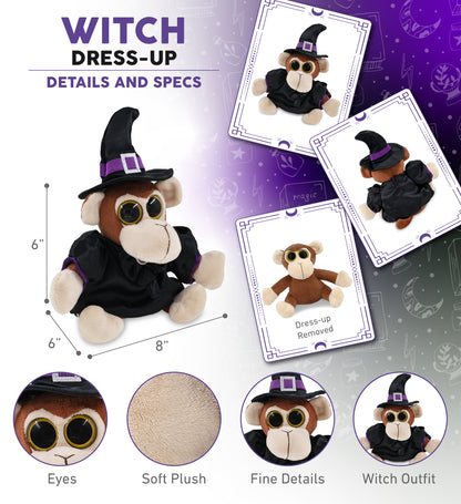 BIG EYE 6' PLUSH - MONKEY WITCH