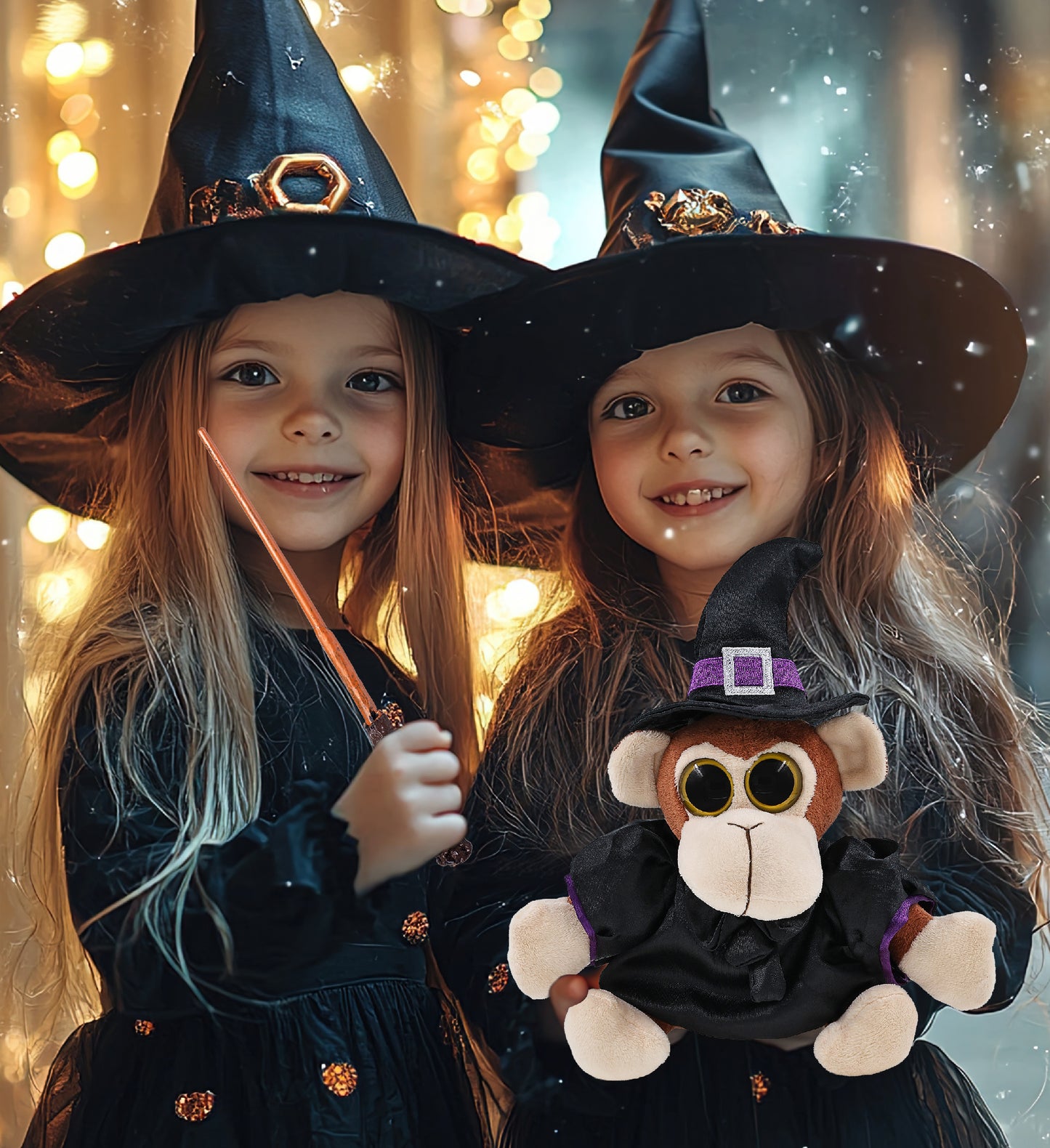 BIG EYE 6' PLUSH - MONKEY WITCH