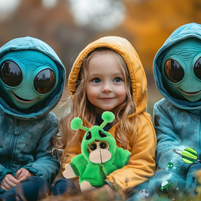 BIG EYE 6" PLUSH - MONKEY WITH ALIEN SWEATER