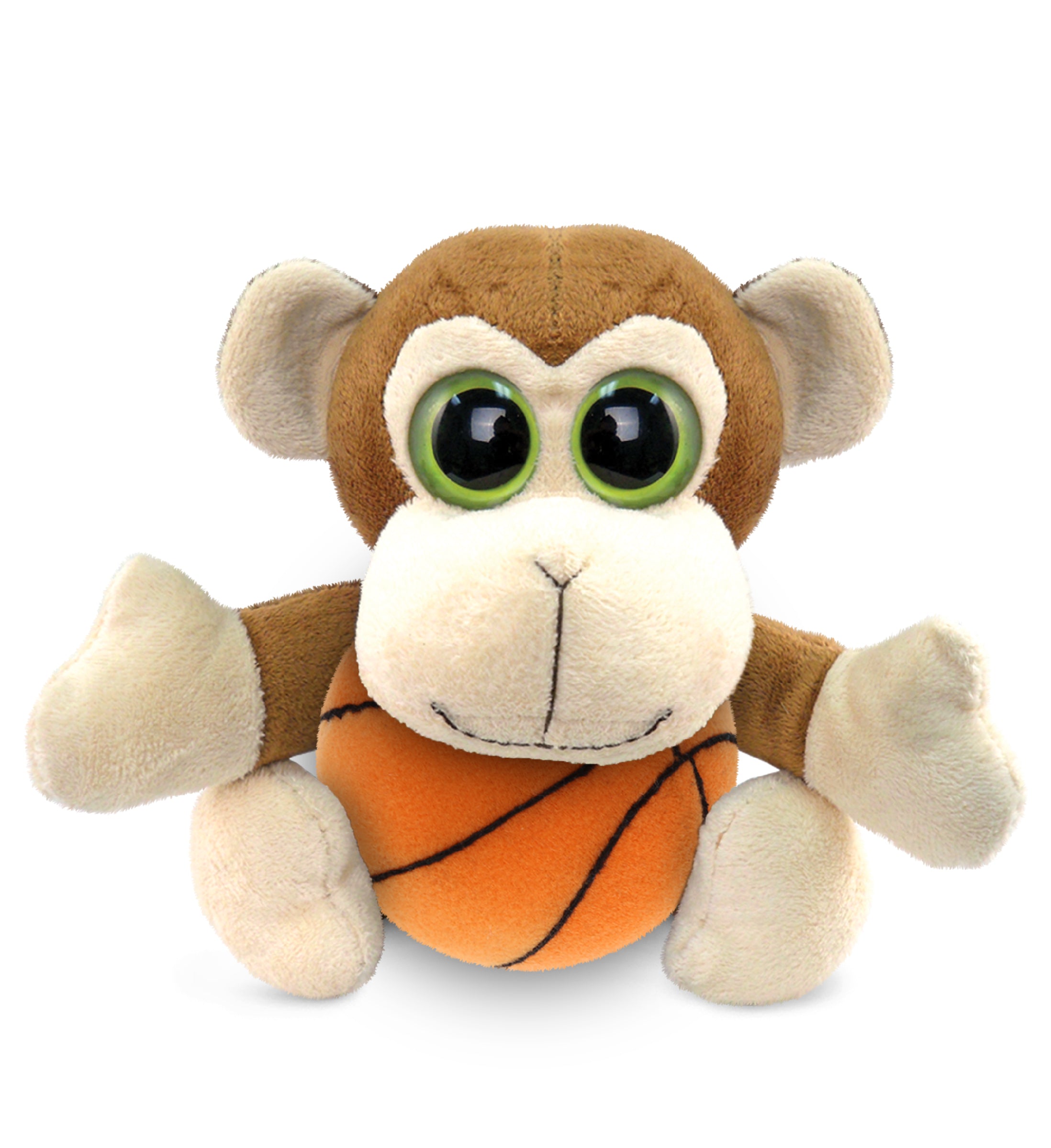 PLUSH BASKETBALL - BIG EYE 6' PLUSH - MONKEY
